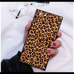 iPhone 6plus square leopard print case